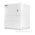 Air cooled cabinet air conditioner